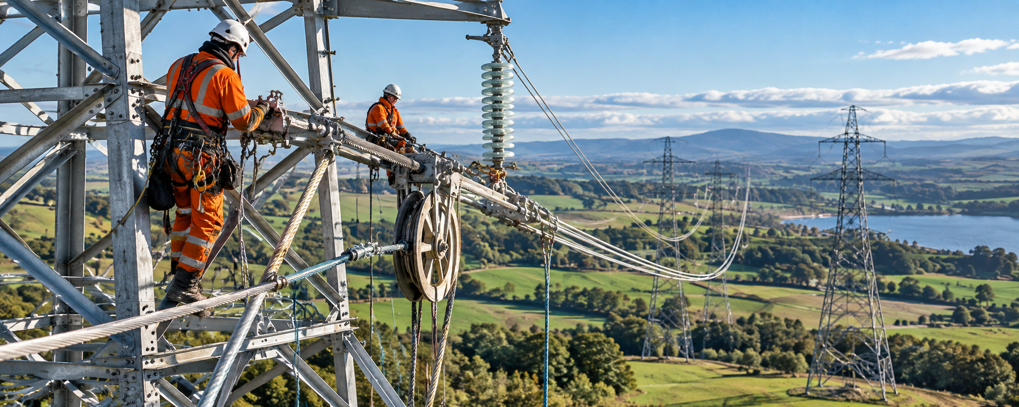 Overhead line construction and structure works