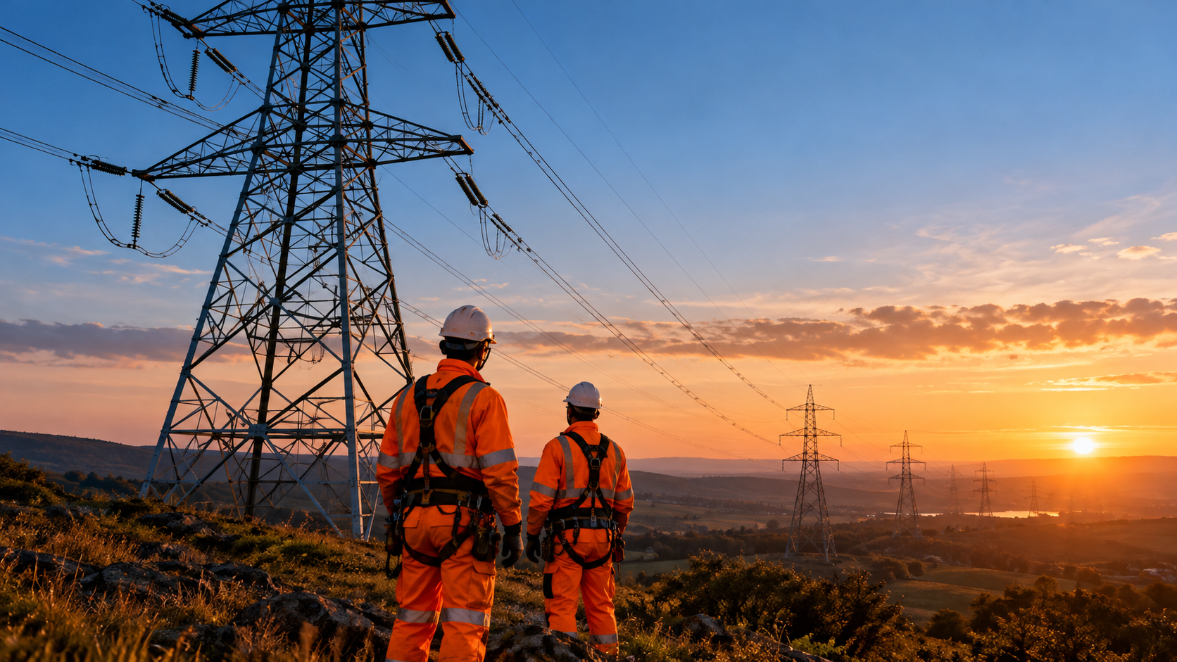 Overhead line diversion and modification works